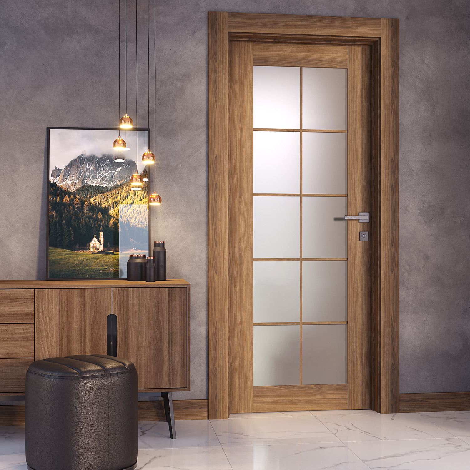 AVON 10 LITE VETRO PECAN NUTWOOD SWING DOORS BELLDINNI AVON 10 LITE VETRO PECAN NUTWOOD SWING DOORS BELLDINNI
